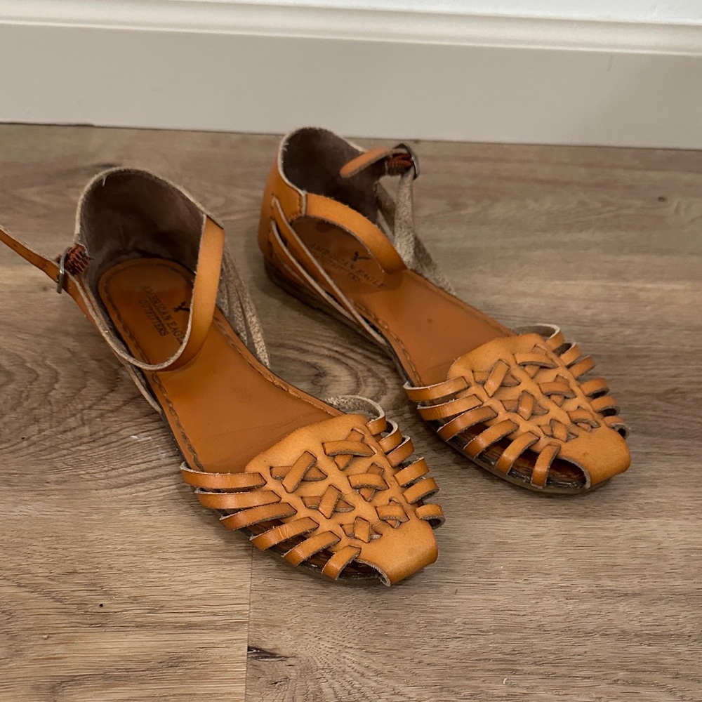 American Eagle Outfitters Orange Sandals